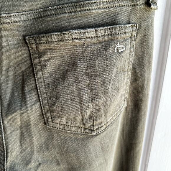 Rag & Bone Skinny Jeans Dist Army Green Stretch Denim - Picture 9 of 10